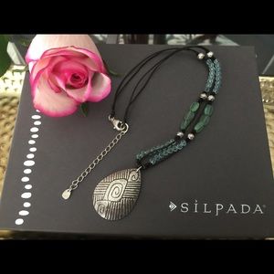 Silpada Sterling Silver Rare Reversible Necklace